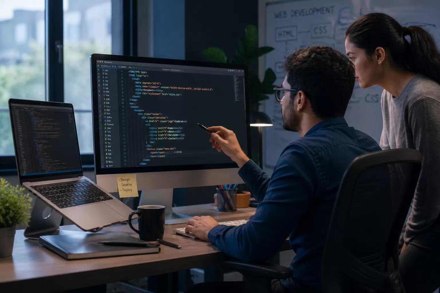 HTML development